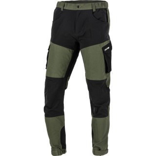 Spodnie z elementami stretch zielono-czarne, "2xl", ce,lahti Lahti Pro