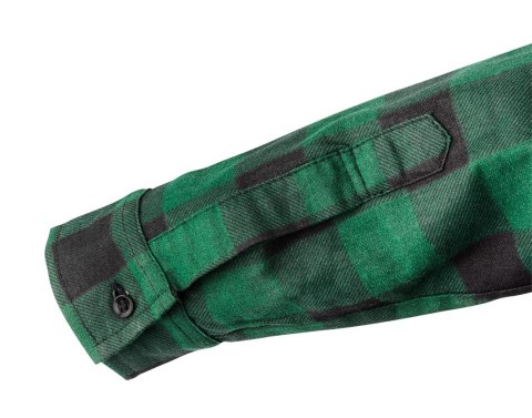 Koszula flanelowa, zielona, rozmiar XXL NEO TOOLS