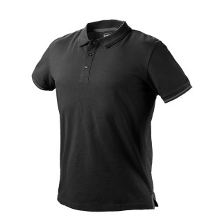 Koszulka polo DENIM, czarna, rozmiar XXXL NEO TOOLS
