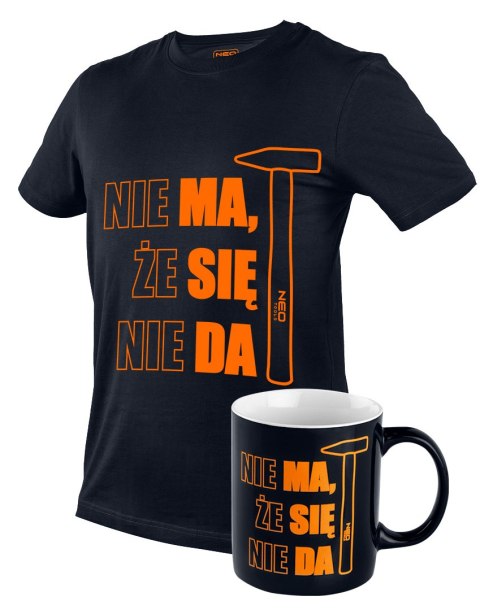 T-shirt z nadrukiem, MA SIĘ DA, rozmiar XL NEO TOOLS