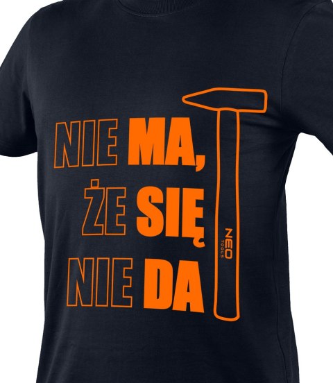 T-shirt z nadrukiem, MA SIĘ DA, rozmiar XL NEO TOOLS