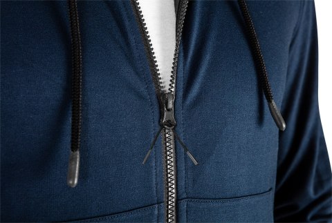 Bluza rozpinana z kapturem COMFORT, granatowa, rozmiar L NEO TOOLS
