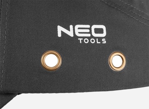 Czapka z daszkiem ze wzmocnieniem, szara, CE NEO TOOLS