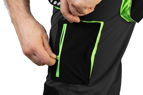 Spodnie robocze PREMIUM,4 way stretch, czarne, rozmiar XXXL NEO TOOLS