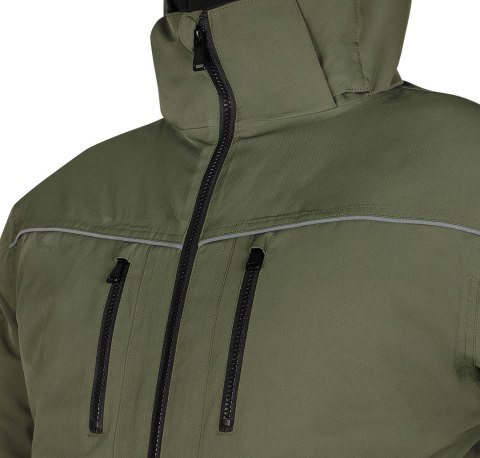Kurtka ocieplana z kapturem OUTDOOR, zielona, rozmiar XXL NEO TOOLS