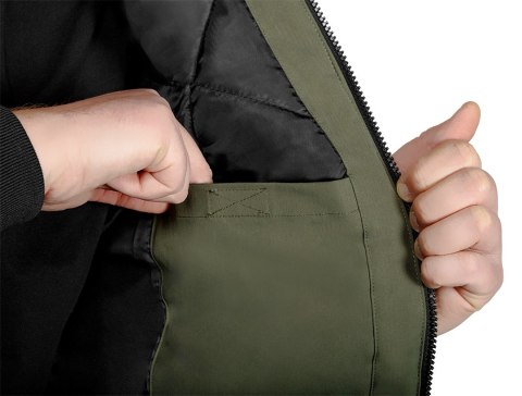Kurtka ocieplana z kapturem OUTDOOR, zielona, rozmiar XXL NEO TOOLS