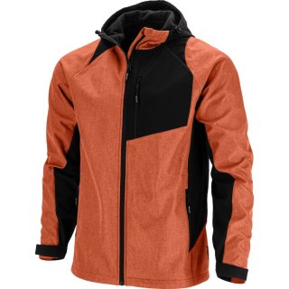 Kurtka softshell z kapt. ceglasto-czarna, "m", ce, lahti Lahti Pro