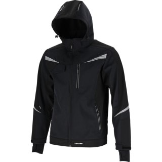Kurtka softshell z kapt. czarna, "xl", ce, lahti Lahti Pro