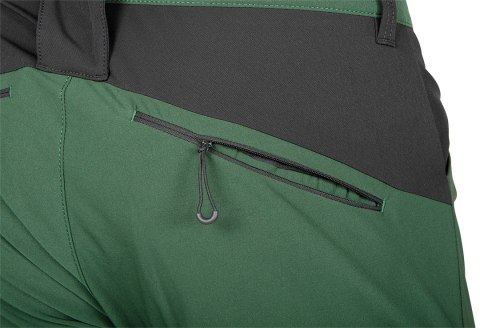 Spodnie robocze OUTDOOR, 4 way stretch, zielone-szare, rozmiar M NEO TOOLS