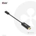 CLUB 3D CAC-1333 adapter kablowy 0,22 m HDMI Typu A (Standard) USB Type-C Czarny Club 3D