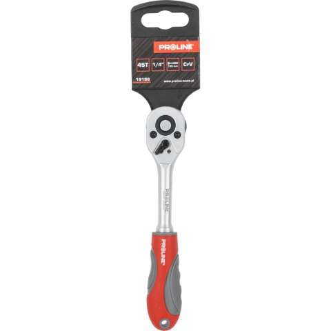 Grzechotka 1/4" 24 z. l=145, ręk. dwuskładnikowa proline Proline