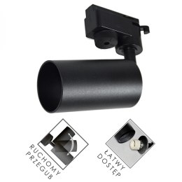 Oprawa sufitowa Lamia czarna szynoprzewód1-fazowa