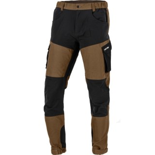 Spodnie z elementami stretch brąz.-czarne, "2xl", ce,lahti Lahti Pro