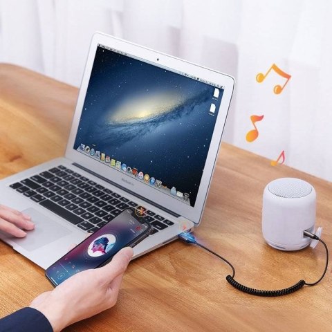 Ugreen Odbiornik dźwięku adapter audio Bluetooth 5.3 USB-3,5 mm mini jack (czarny) UGREEN