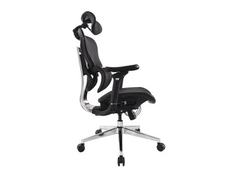 Wyposaż Ergonomiczne Krzesło Biurowe + Zagłówek/Podłokietniki Lite Sprzedaż Detaliczna EQUIP