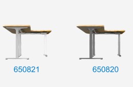 Wyposażenie ramy biurka w potrójny silnik elektryczny o udźwigu 150 kg w kształcie litery L EQUIP