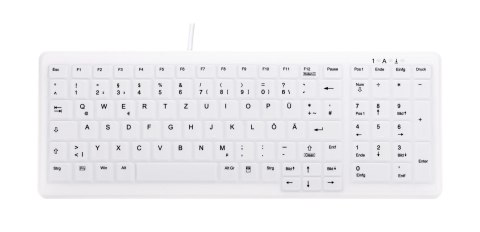 CHERRY AK-C7000 klawiatura Medyczna USB QWERTZ Niemiecki Biały Cherry