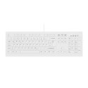 CHERRY AK-C8100F-U1-W/GE klawiatura Medyczna USB QWERTZ Niemiecki Biały Cherry