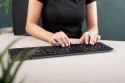 CHERRY KW 9100 SLIM klawiatura Uniwersalne RF Wireless + Bluetooth QWERTZ Swiss Czarny Cherry