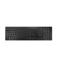 CHERRY KW 9100 SLIM klawiatura Uniwersalne RF Wireless + Bluetooth QWERTZ Swiss Czarny Cherry