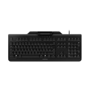 Klawiatura CHERRY SECURE BOARD 1.0 z NFC, Czytnik kart Smart Card (CCID), USB, Wielka Brytania, Przełącznik kluczykowy: CHERRY L Cherry