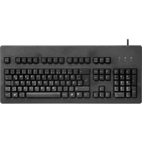 Klawiatura CHERRY TAS G80-3000 Przewodowy DE-Layout z niebieskim przełącznikiem Cherry