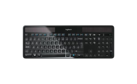 Klawiatura Logitech Wireless Solar Keyboard K750 Uniwersalne RF Wireless QWERTZ Niemiecki Czarny Logitech