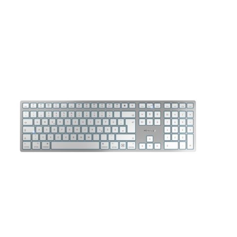 Klawiatura bezprzewodowa do Mac KW 9100 Slim Wireless Silver Germany Cherry