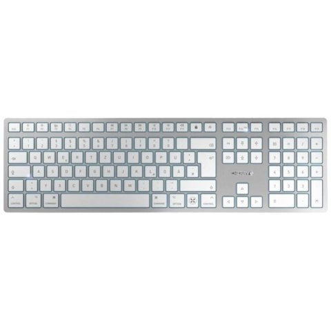 Klawiatura bezprzewodowa do Mac KW 9100 Slim Wireless Silver Germany Cherry