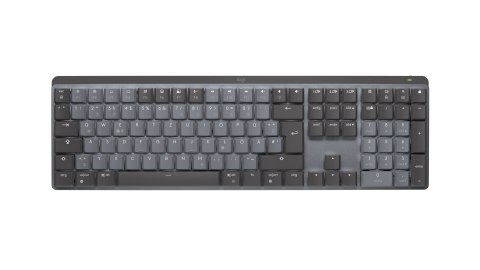 Logitech MX Mechanical klawiatura Biuro RF Wireless + Bluetooth QWERTZ Niemiecki Grafitowy, Szary CLIVET