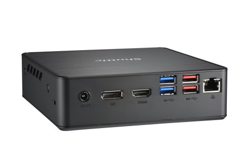 Shuttle NC40U komputer typu barebone 0.84L sized PC Czarny 7305 Intel SoC 1,1 GHz Shuttle