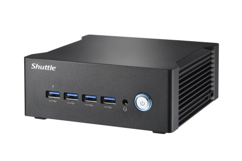 Shuttle Nano PC NT10H5, Intel Core Ultra 5 125H, grafika Intel Arc, 2xHDMI, 2xUSB 4.0 (DP), 2x2.5Gbit LAN, w tym VESA 24/7 praca Shuttle