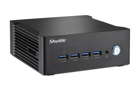 Shuttle Nano PC NT10H5, Intel Core Ultra 5 125H, grafika Intel Arc, 2xHDMI, 2xUSB 4.0 (DP), 2x2.5Gbit LAN, w tym VESA 24/7 praca Shuttle