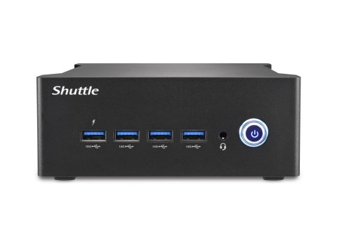 Shuttle Nano PC NT10H5, Intel Core Ultra 5 125H, grafika Intel Arc, 2xHDMI, 2xUSB 4.0 (DP), 2x2.5Gbit LAN, w tym VESA 24/7 praca Shuttle