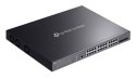 TP-Link Omada SG3428XMPP łącza sieciowe Zarządzany L2+ Gigabit Ethernet (10/100/1000) Obsługa PoE 1U Czarny TP-LINK