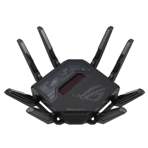 ASUS ROG Rapture GT-BE98 router bezprzewodowy 10 Gigabit Ethernet Quad-band (2.4 GHz / 5 GHz-1 / 5 GHz-2 / 6 GHz) Czarny ASUS