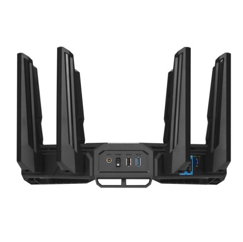 ASUS ROG Rapture GT-BE98 router bezprzewodowy 10 Gigabit Ethernet Quad-band (2.4 GHz / 5 GHz-1 / 5 GHz-2 / 6 GHz) Czarny ASUS