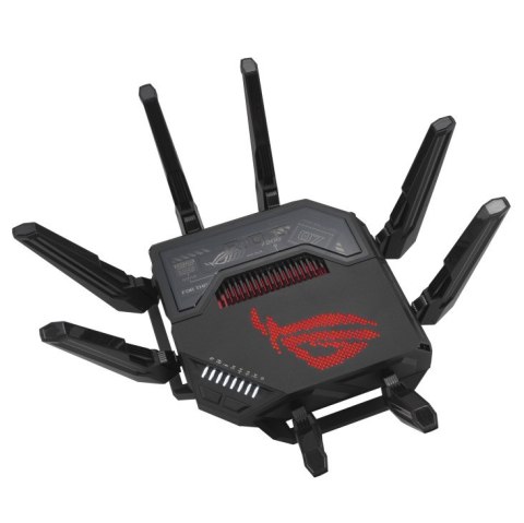 ASUS ROG Rapture GT-BE98 router bezprzewodowy 10 Gigabit Ethernet Quad-band (2.4 GHz / 5 GHz-1 / 5 GHz-2 / 6 GHz) Czarny ASUS