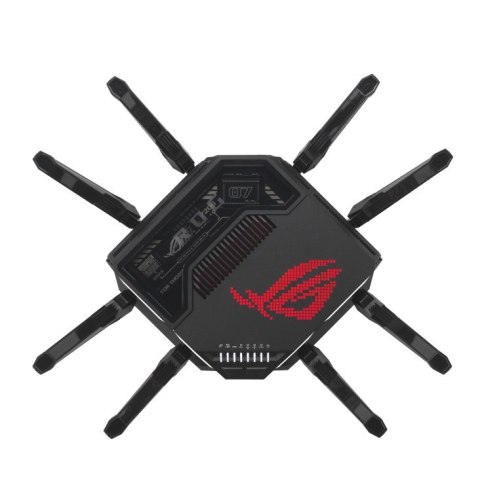 ASUS ROG Rapture GT-BE98 router bezprzewodowy 10 Gigabit Ethernet Quad-band (2.4 GHz / 5 GHz-1 / 5 GHz-2 / 6 GHz) Czarny ASUS