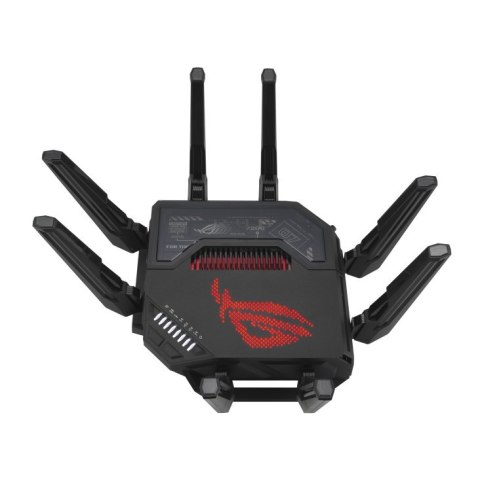 ASUS ROG Rapture GT-BE98 router bezprzewodowy 10 Gigabit Ethernet Quad-band (2.4 GHz / 5 GHz-1 / 5 GHz-2 / 6 GHz) Czarny ASUS