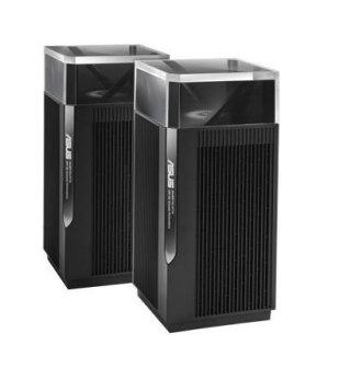 ASUS ZenWiFi Pro ET12 Trójpasmowy (2,4 GHz / 5 GHz / 6 GHz) Wi-Fi 6E (802.11ax) Czarny 3 Wewnętrzne ASUS