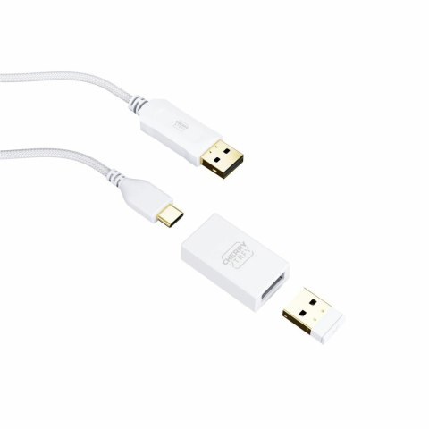 Bezprzewodowa, biała mysz CHERRY XTRFY M64 Cherry