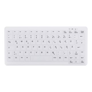 CHERRY AK-C4110 klawiatura Medyczna RF Wireless QWERTZ Niemiecki Biały Cherry