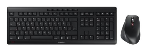 CHERRY JD-8550DE-2 klawiatura Dołączona myszka Dom/Biuro RF Wireless QWERTZ Niemiecki Czarny Cherry