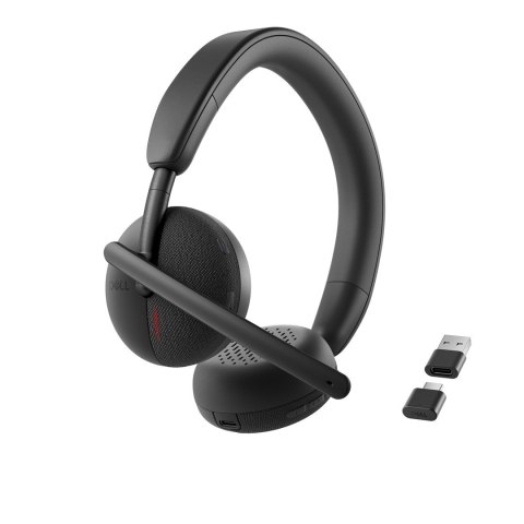 DELL WL3024 Zestaw słuchawkowy Przewodowy i Bezprzewodowy Opaska na głowę Połączenia/muzyka USB Type-C Bluetooth Czarny Dell