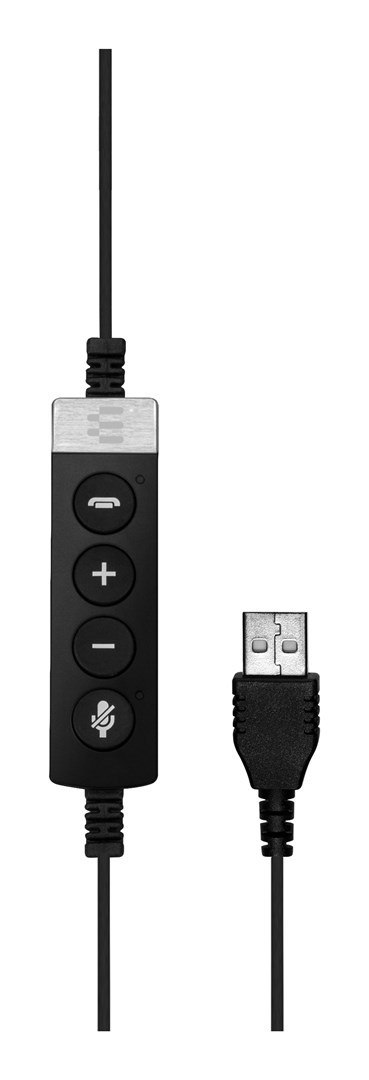 EPOS IMPACT SC 230 USB MS II Zestaw słuchawkowy Przewodowa Opaska na głowę Biuro/centrum telefoniczne USB Typu-A Czarny Sennheiser