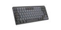 Logitech 920-010780 klawiatura Biuro RF Wireless + Bluetooth QWERTY Amerykański międzynarodowy Grafitowy, Szary Logitech