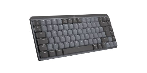 Logitech 920-010780 klawiatura Biuro RF Wireless + Bluetooth QWERTY Amerykański międzynarodowy Grafitowy, Szary Logitech