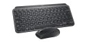 Logitech 920-011054 klawiatura Dołączona myszka Biuro RF Wireless + Bluetooth QWERTZ Niemiecki Grafitowy Logitech