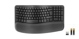 Logitech 920-012327 klawiatura Biuro RF Wireless + Bluetooth QWERTZ Niemiecki Grafitowy Dell
